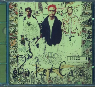 Green Day Basket Case CD Europe Reprise 1994 with numbered front insert. green - Bild 1 von 3