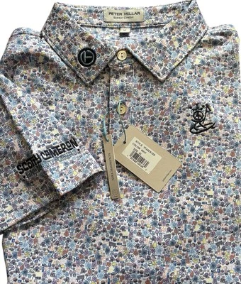 NWT SCOTTY CAMERON GALLERY Circle T Summer Comfort YOUTH JRS Groovy Perf Polo XL - Image 1 of 2