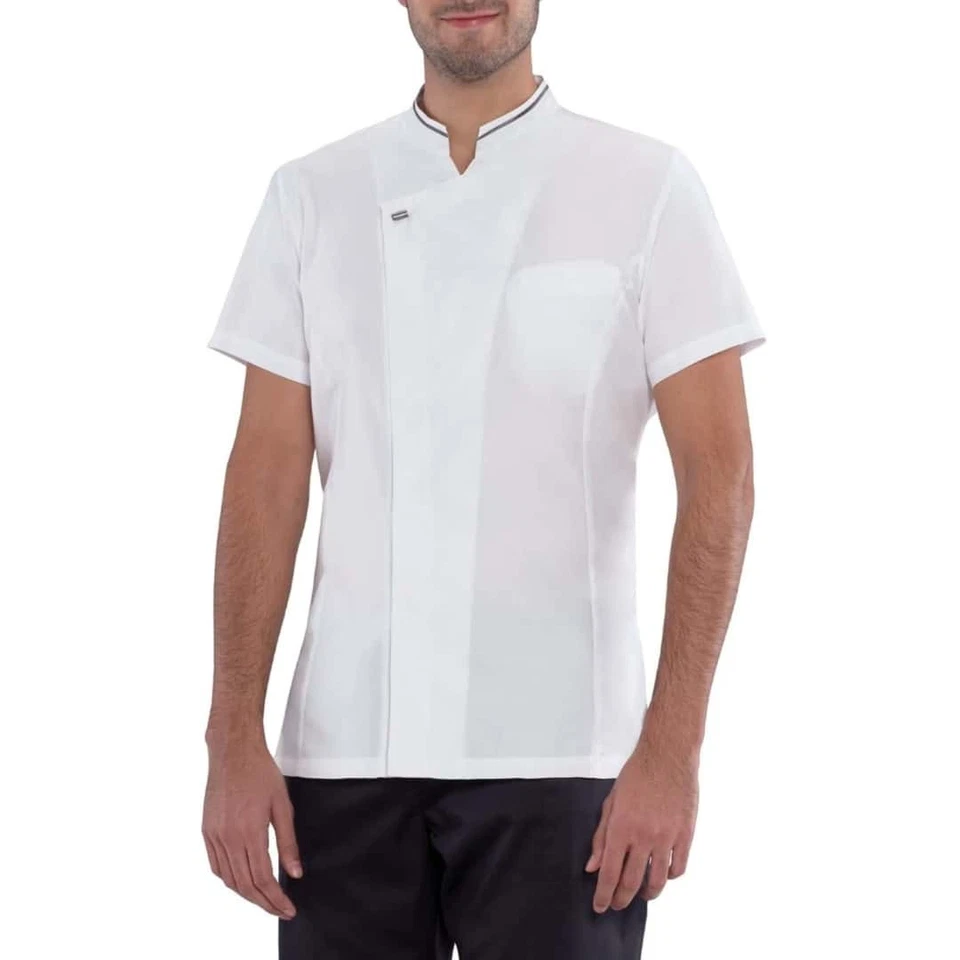 Giacca Cuoco Apollo Bianca a Manica Corta -  GIBLOR'S - Pizzaiolo - Immagine 1 di 1