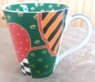 Taza de café G. Wurm Heart colorida KG W. Gronemeyer D51107 11 OZ RARA Foto 1 de 4
