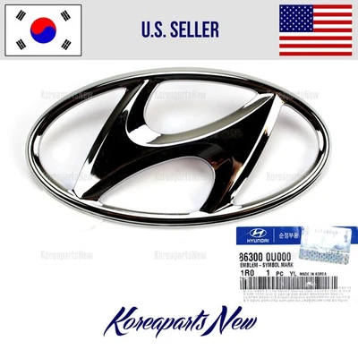 Tapa maletero trasera emblema marca logotipo H ⭐OEM⭐ Hyundai Accent sedán 2012-2017 Foto 1 de 3