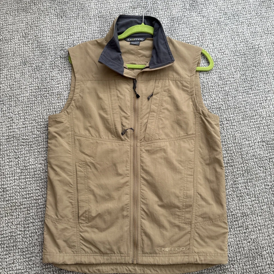 Ex Officio Men’s Small Nylon Multi-carry Vest Hiking Fishing , Brown - Image 1 of 4