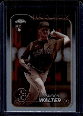 2024 Topps Chrome Sepia Refractors #254 Brandon Walter Boston Red Sox Rookie - Image 1 of 2
