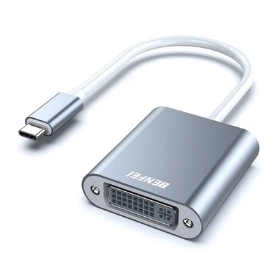 USB C to DVI Adapter, Type-C to DVI Adapter [Thunderbolt 3/4 Compatible] - Image 1 of 4