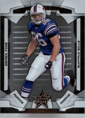 2008 Leaf Rookies and Stars Longevity Parallel #190 Derek Fine /249 - FB - Image 1 of 2