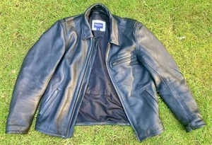 TRIUMPH LEATHER MOTORCYCLE JACKET - Picture 1 of 12