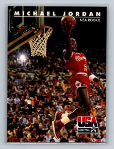 Michael Jordan 1992 SkyBox USA #38 USA HOF LEGEND Bulls - Picture 1 of 2