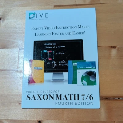 DIVE Video Lectures For Saxon Math 7/6 4th Edition - Image 1 of 4
