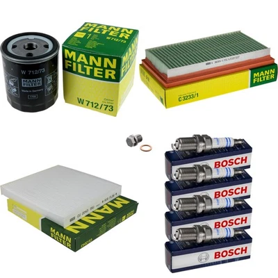 MANN Ölfilter Luftfilter Innenraumfilter Zündkerzen für Mazda 6 Kombi 2.0 MZR - Bild 1 von 4