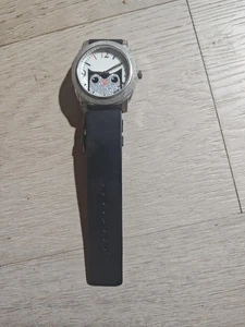 FMD Penguin Face Watch Quartz Black Silicone Strap Japan Movt FMDWS131 IF184 - Picture 1 of 9