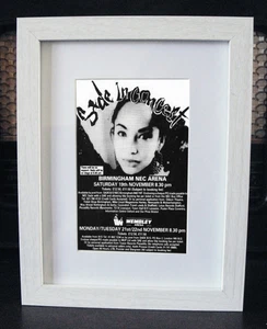 SADE+IN CONCERT 1988 +FRAMED ORIGINAL MUSIC PRESS AD+1988 - Picture 1 of 8