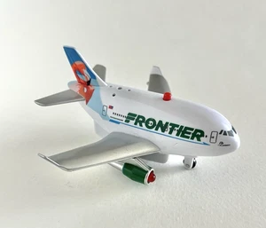 Daron Pull Back Airplane Toy - Frontier Airlines - Picture 1 of 5