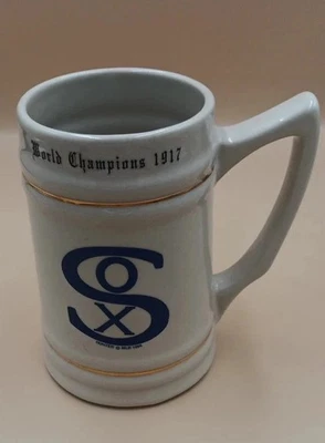 CHICAGO WHITE SOX RARO Stein SHOELESS JOE JACKSON. CAMPEONES DE LA SERIE MUNDIAL 1917. Foto 1 de 4