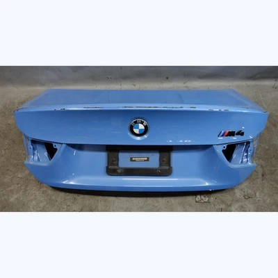 BMW F82 M4 2015-2018 cupé tapa trasera maletero cubierta panel Yas azul marino OEM Foto 1 de 4