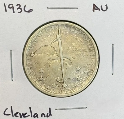 1936 Cleveland Half Dollar, Circulated, (11478) - Image 1 of 3