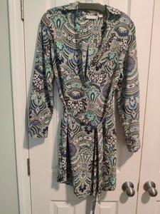 Women's New York & Co paisley long-sleeve dress size XS - Picture 1 of 7