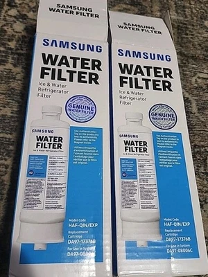 2 pack Genuine Samsung HAF-QIN/EXP Water Filter DA97-17376B **NEW SEALED** - Image 1 of 4
