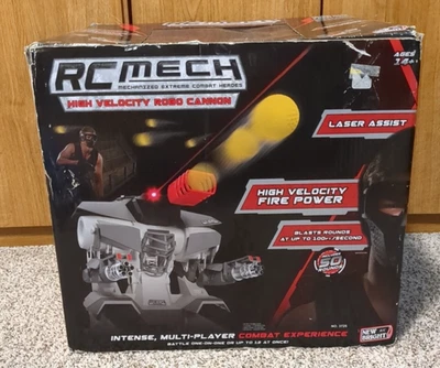RC-mech High Velocity Robo Cannon-includes 50 rounds- 14+  NIB! *Read* - Image 1 of 4