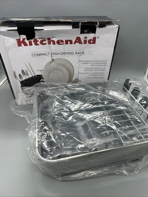KitchenAid Estante de Secado de Platos Compacto-Negro-Nuevo Foto 1 de 4