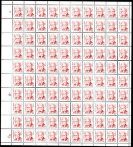 Scott #2179 Virginia Apgar Sheet of 100 Stamps - MNH P#B2 UL - Picture 1 of 3