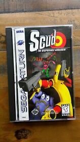 LIKE NEW ✹ Scud The Disposable Assassin ✹ Sega Saturn Game Complete ✹ USA 