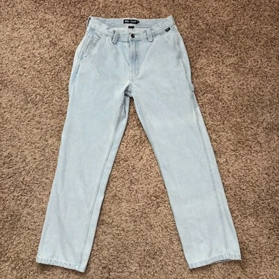 Van's Drill Chore Carpenter Jeans Men's 29 Blue Denim Relaxed Fit Skater Logo - Image 1 of 4