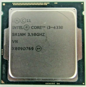 Intel SR1NM i3-4330 Dual-Core 3.50GHz 5.00GT/s DMI2 4MB L3 Cache LGA1150 B-1 - Picture 1 of 3