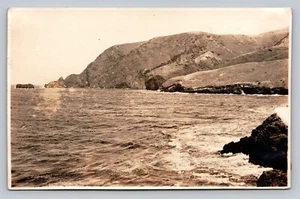 RPPC Landscape Seashore Shoreline View Real Photo Vintage Unposted c1910 - Imagen 1 de 2