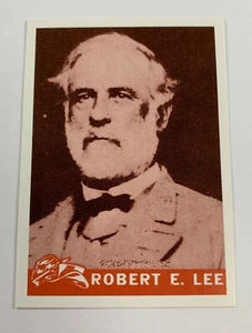 1965 Guerra Civile Ristampa Carta Fotografica Singolo #4 Robert E. Lee - Foto 1 di 2