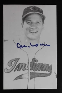 Al Rosen (d.2015) Cleveland Indians Autographed 3x5 Signed B&W Photo - Picture 1 of 2