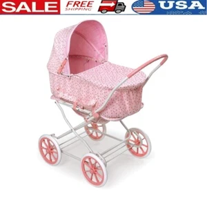 3 in 1 Convertible Doll Pram Stroller Carrier 22" Dolls Toy Playset Pink Durable - Picture 1 of 8