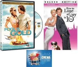 Fool's Gold & How to Lose a Guy in 10 Days Matthew McConaughey Kate Hudson DVD - Picture 1 of 4