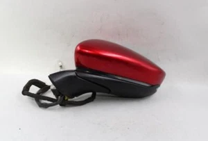 Left Driver Side Red Door Mirror 2 Plug Fits 2019-2023 MAZDA 3 OEM #33047 - Picture 1 of 7