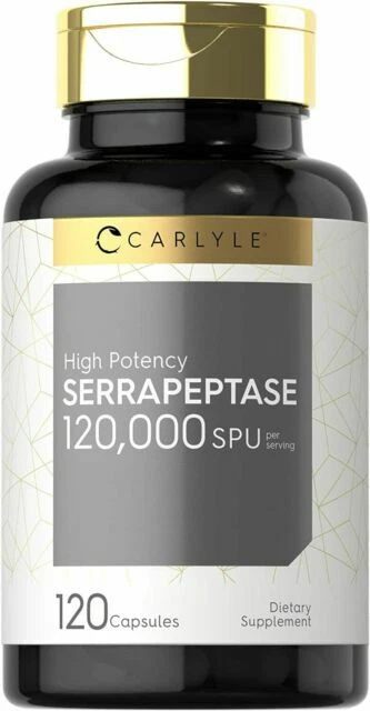 Carlyle Serrapeptase 120,000 SPU - 120 Capsules