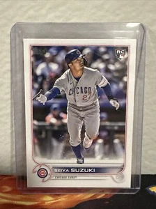 SEIYA SUZUKI RC 2022 TOPPS UPDATE  #US250 CHICAGO CUBS ROOKIE  - Picture 1 of 2
