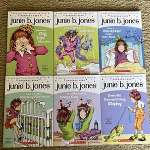 Junie B Jones Children Reading Books Lot of 6 Barbara Parks - Imagen 1 de 3