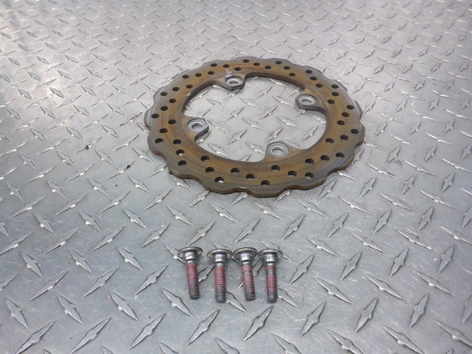 09 Kawasaki Ninja 650 EX650 EX 650 Disco de freno trasero Rotor Juego de herrajes Foto 1 de 4