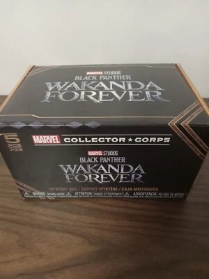 Funko Pop Marvel Collector Corps Pantera Negra Wakanda Forever Caja Misteriosa 5 piezas Foto 1 de 4