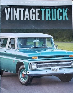Vintage Truck Dec 2017 - 66 Suburban 63 Studebaker 70 Ford Ranchero Squire - Imagen 1 de 7