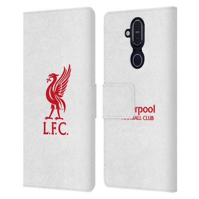 LIVERPOOL FC LFC LIVER BIRD PU LEATHER BOOK CASE FOR MICROSOFT NOKIA PHONES - Image 1 of 4