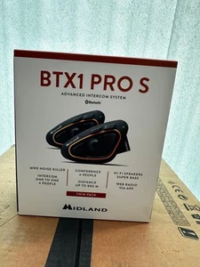 Intercomunicador casco moto Midland BTX1 Pro S - paquete doble - Imagen 1 de 3