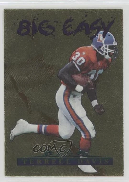 1996 Collector's Edge Big Easy Gold Foil /3100 Terrell Davis #6 HOF - Image 1 of 2