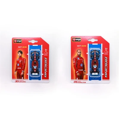 Bburago 1:64 SF-25 (Standard Livery)( W/O helmet)-Dull Red Diecast Model Car - Image 1 of 3