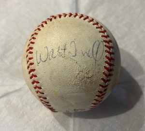 Baseball firmato/autografato Walt Terrell Detroit Tigers - Foto 1 di 3