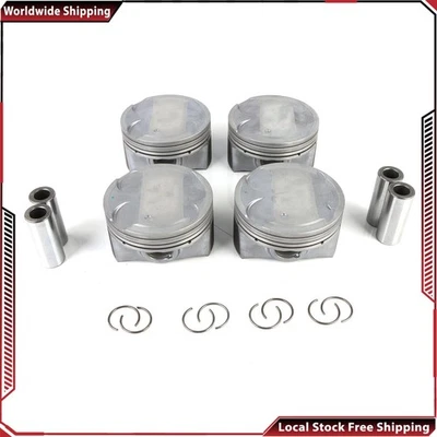 G4NH Engine Piston & Piston Rings Kit 23041-2E800 For Hyundai Kona Elantra 2.0L Foto 1 de 4