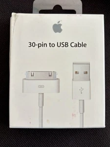 Genuine Sealed Apple 30 Pin To USB Cable GUARANTEED AUTHENTIC - Photo 1 sur 2