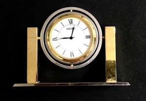 Seiko Tischuhr / drehbar / Messing & Chrom - Bild 1 von 5
