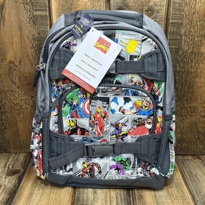 MOCHILA POTTERY BARN KIDS MACKENZIE PEQUEÑA MARVEL COMICS BRILLA EN LA OSCURIDAD Foto 1 de 4