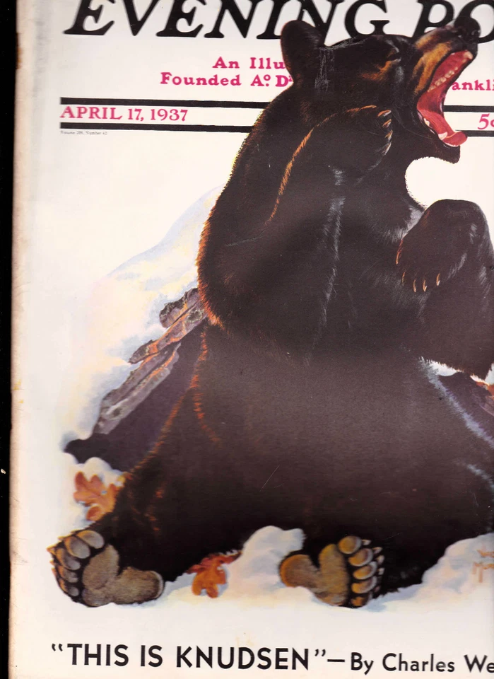 The Saturday Evening Post Charles Wertenbaker Jack Murray April 17 1937  - Image 1 of 1