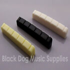 48Mm 6 String Guitar Top Nut In Black, White Or Ivory Electric, Acoustic